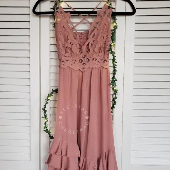 Free People NWT Adella Mini Dress - Picture 3 of 9